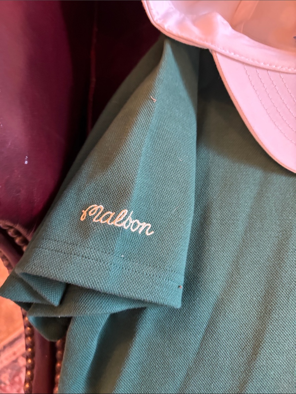 Uncle Paulies "Malbon" Baseball Cap with green Malbon polo - Picture 7 of 9